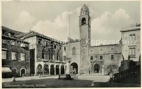 AK / Ansichtskarte Dubrovnik_Ragusa Orlando Dubrovnik Ragusa