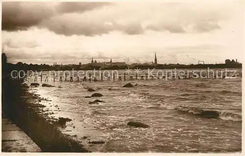 AK / Ansichtskarte Tallinn Stuermisches Meer Tallinn