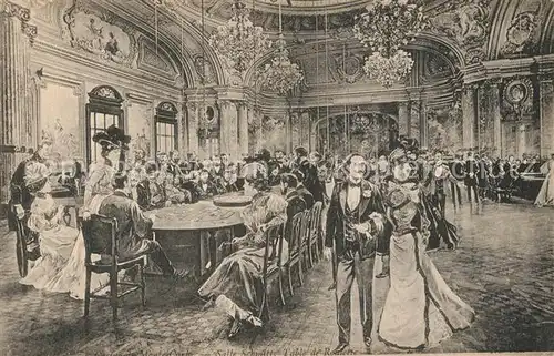 AK / Ansichtskarte Monte Carlo Casino Salle Schmitt Table du Roulette Monte Carlo
