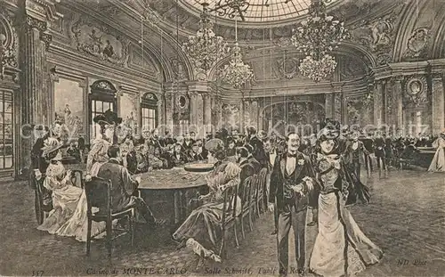 AK / Ansichtskarte Monte Carlo Casino SalleSchmitt Monte Carlo