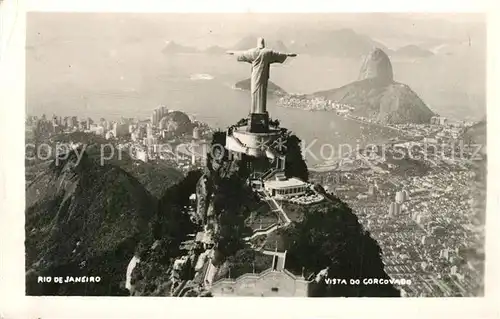 AK / Ansichtskarte Rio_de_Janeiro Vista do Corcovado Rio_de_Janeiro