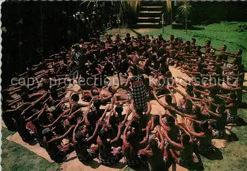AK / Ansichtskarte Bali_Indonesien Ketjak Dance Bali Indonesien