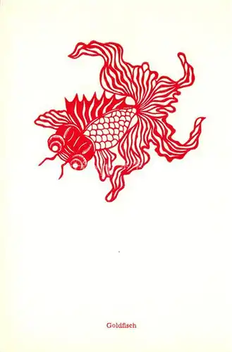 Peking Goldfisch Kuenstlerkarte Peking