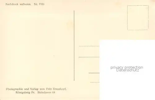 Cranz_Ostseebad Promenade mit Strand Cranz_Ostseebad