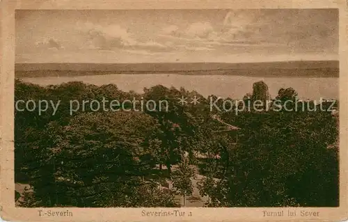 Rumaenien Turnul lui Sever Landschaftspanorama Rumaenien