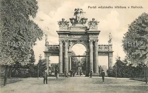 Horice_v_Podkrkonosi Portal mestskeho hrbitova Horice_v_Podkrkonosi