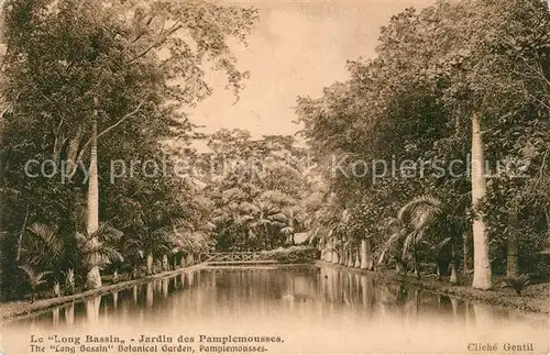 Pamplemousses Long Bassin Botanical Garden 