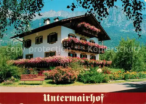 AK / Ansichtskarte Forst_Meran Gaestehaus Pension Untermairhof Forst_Meran