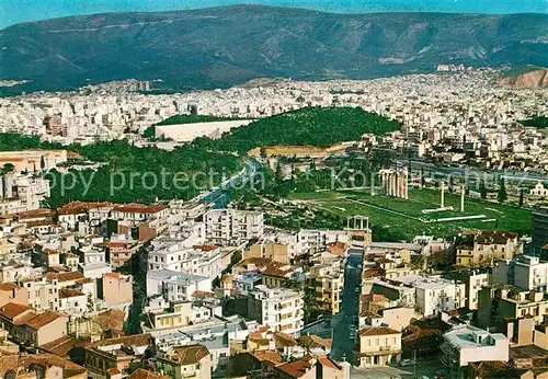 AK / Ansichtskarte Athenes_Athen Teilansicht von der Akropolis Athenes Athen