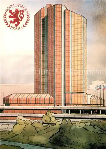 Praha_Prahy_Prague Hotel Forum Illustration Praha_Prahy_Prague