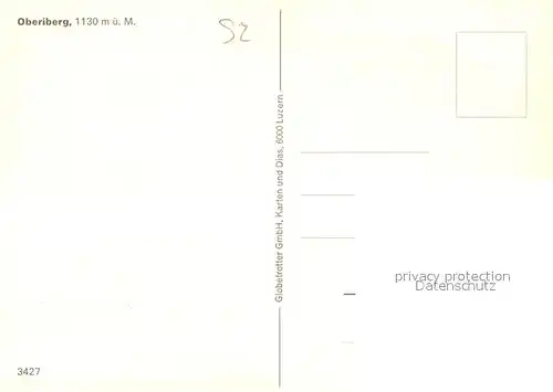 Oberiberg Teilansichten Landschaftspanorama Oberiberg