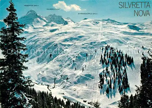 Gaschurn_Vorarlberg Skigebiet Silvretta Nova Gaschurn Vorarlberg