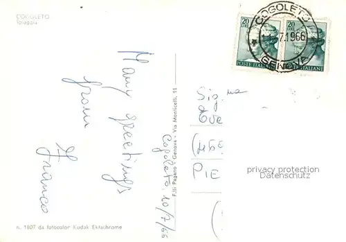 Cogoleto_Liguria Spiaggia Strand Cogoleto_Liguria