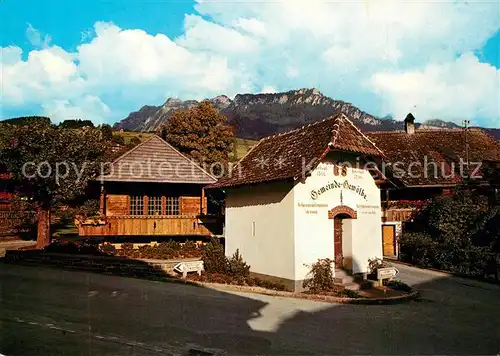 Sigriswil_Thunersee Adolf Schaer Speicher Gemeinde Gewoelbe Sigriswilergrat Alpen Sigriswil Thunersee