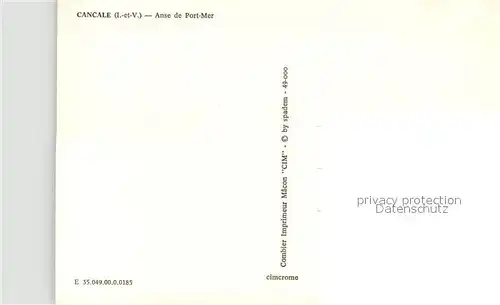 Cancale Anse de Port Mer Cancale