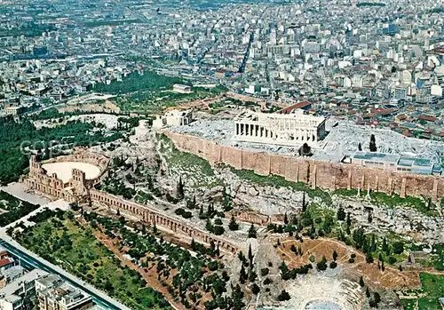 Athenes_Athen Akropolis Fliegeraufnahme Athenes Athen