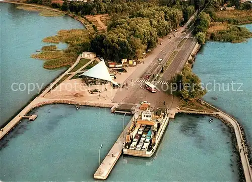 Szantod Hafen Faehre Fliegeraufnahme Szantod