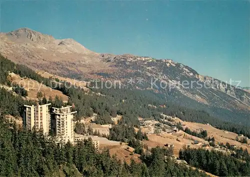 Crans Montana Vue aerienne du Quartier d Aminona Residences Kandahar Crans Montana