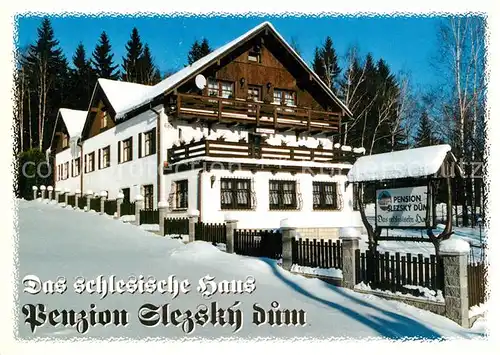 Jesenik Penzion Slezsky Dum Das Schlesische Haus im Winter Jesenik
