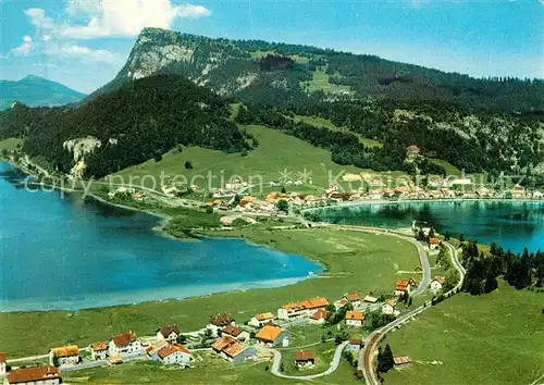 Le_Pont_VD et Les Charbonnieres Lacs de Joux et Brenet Dent de Vaulion vue aerienne Le_Pont_VD