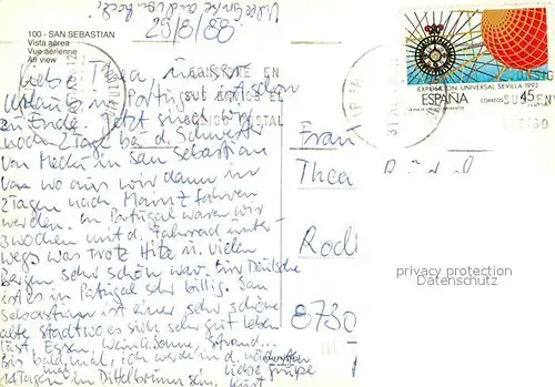 San_Sebastian_Guipuzcoa Vista aerea San_Sebastian_Guipuzcoa