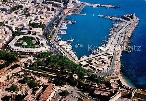 Rodos Hafen Fliegeraufnahme Rodos