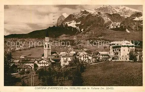 Cortina_d_Ampezzo con le Tofane Dolomiti Cortina_d_Ampezzo