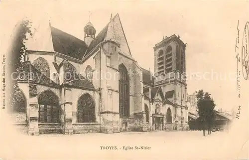 Troyes_Aube Eglise Saint Nizier Troyes Aube