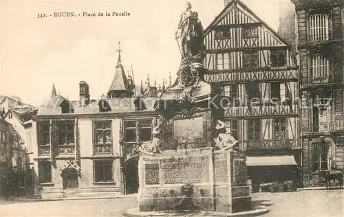 Rouen Place de la Pucelle Monument Rouen