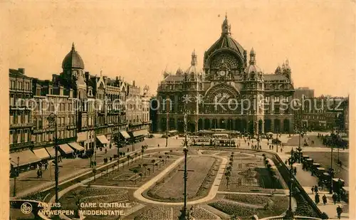 Anvers_Antwerpen Gare Central Hauptbahnhof Anvers Antwerpen
