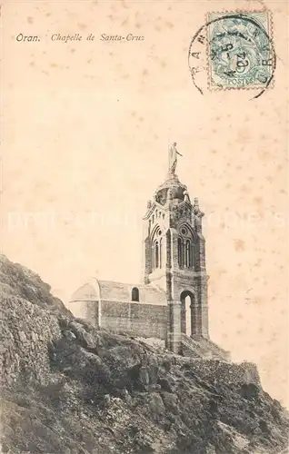 Oran_Algerie Chapelle de Santa Cruz Oran Algerie