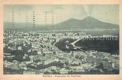 Napoli_Neapel Panorama da Posillipo Vesuv Vulkan Napoli Neapel
