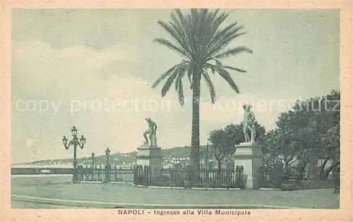 Napoli_Neapel Ingresso alla Villa Municipale Napoli Neapel