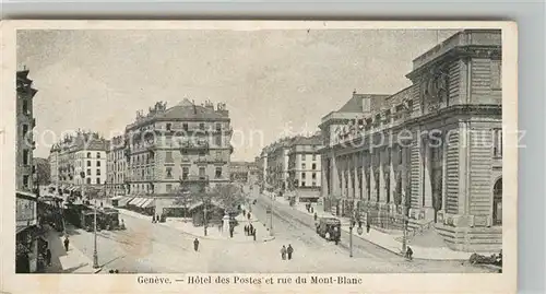 Geneve_GE Hotel des Postes rue du Mont Blanc Geneve_GE