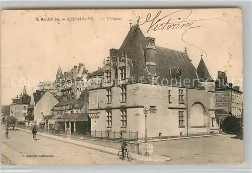 Amboise Hotel de Ville Chateau Amboise