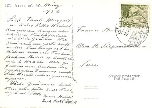 Arosa_GR Winterlandschaft Arosa_GR