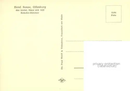 Offenburg Hotel Sonne Rokoko Zimmer Offenburg