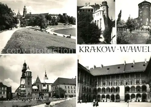 Wawel Stadtansichten Kirche Rathaus  Wawel