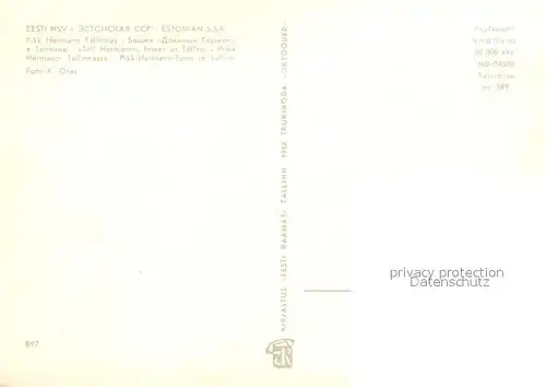 Tallinn Pikk Hermann Turm Tallinn