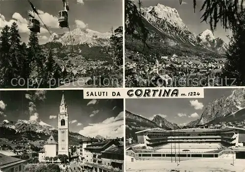 Cortina_d_Ampezzo Kirche Seilbahn Eisstadion Cortina_d_Ampezzo