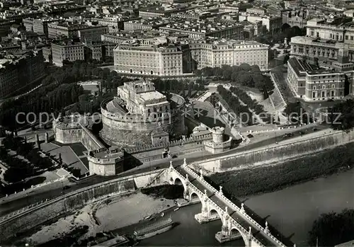 Roma_Rom Fliegeraufnahme Engelsburg Grabmal Hadrians Roma_Rom