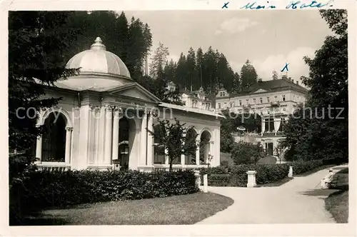 Marienbad_Tschechien_Boehmen Waldquelle Hotel Waldmuehle Marienbad_Tschechien