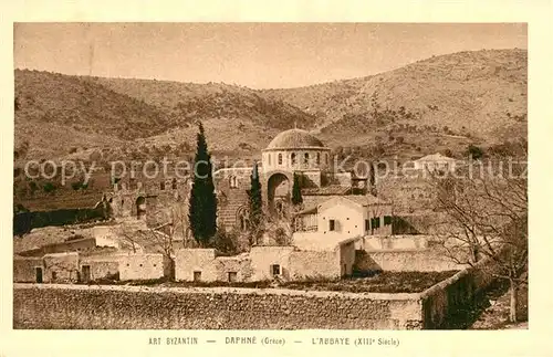 Athenes_Athen Kloster Daphne Athenes Athen