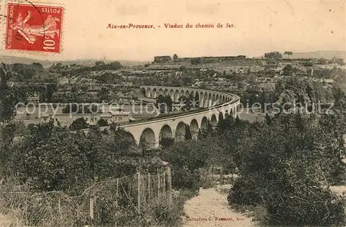 Aix en Provence Viaduc du chemin de fer Aix en Provence