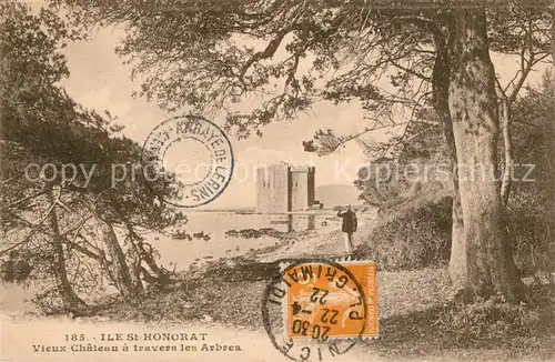 Ile_Saint Honorat_Alpes_Maritimes Chateau  Ile_Saint Honorat