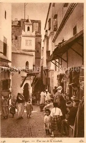 Alger_Algerien Une Rue de la Casbab Alger Algerien