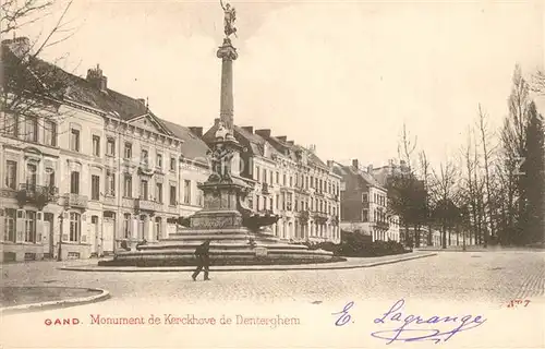Gand_Belgien Monument Kerckhove de Denterghem Gand Belgien
