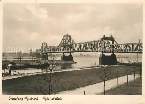 Duisburg_Ruhr Rheinbruecke Duisburg Ruhr