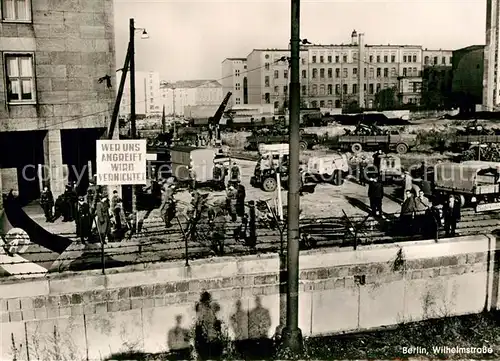 Berlin Wilhelmstrasse Maurbau Soldaten Berlin