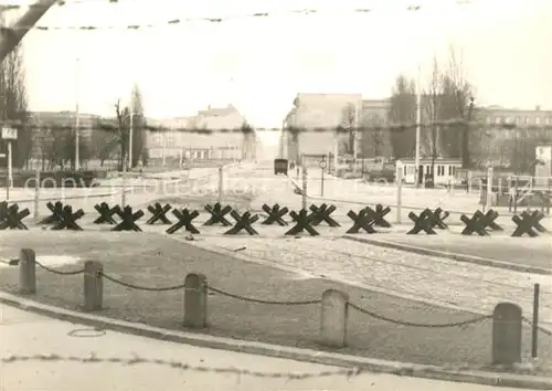 Berlin Panzersperren Potsdamer Platz Berlin